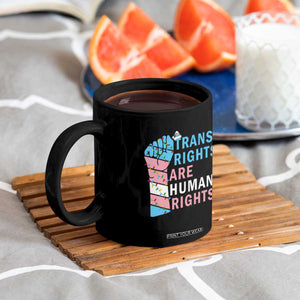 Trans Rights Are Human Rights Coffee Mug Christmas LGBTQ Supporter Gift TS12 Print Your Wear