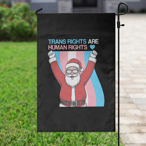 Christmas Trans Rights Are Human Rights Garden Flag LGBTQ Advocate TS12 Print Your Wear