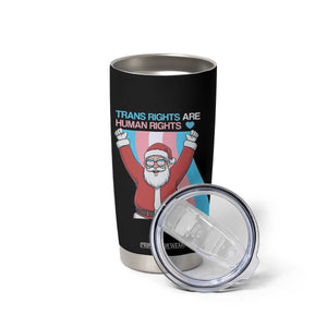 Christmas Trans Rights Are Human Rights Tumbler Cup LGBTQ Advocate TS12 Print Your Wear