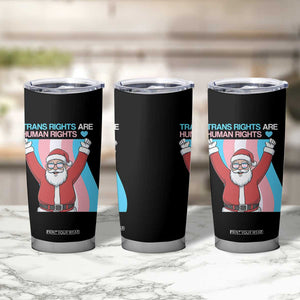 Christmas Trans Rights Are Human Rights Tumbler Cup LGBTQ Advocate TS12 Print Your Wear