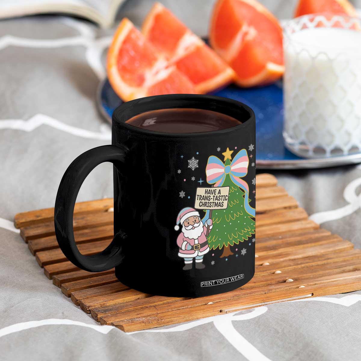 Have A Trans Tastic Christmas Coffee Mug Transgender Pride TS12 Print Your Wear