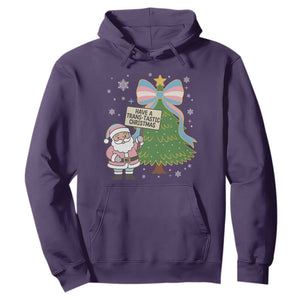 Have A Trans Tastic Christmas Hoodie Transgender Pride TS12 Purple Print Your Wear