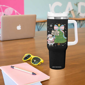 Have A Trans Tastic Christmas Tumbler With Handle Transgender Pride TS12 Print Your Wear