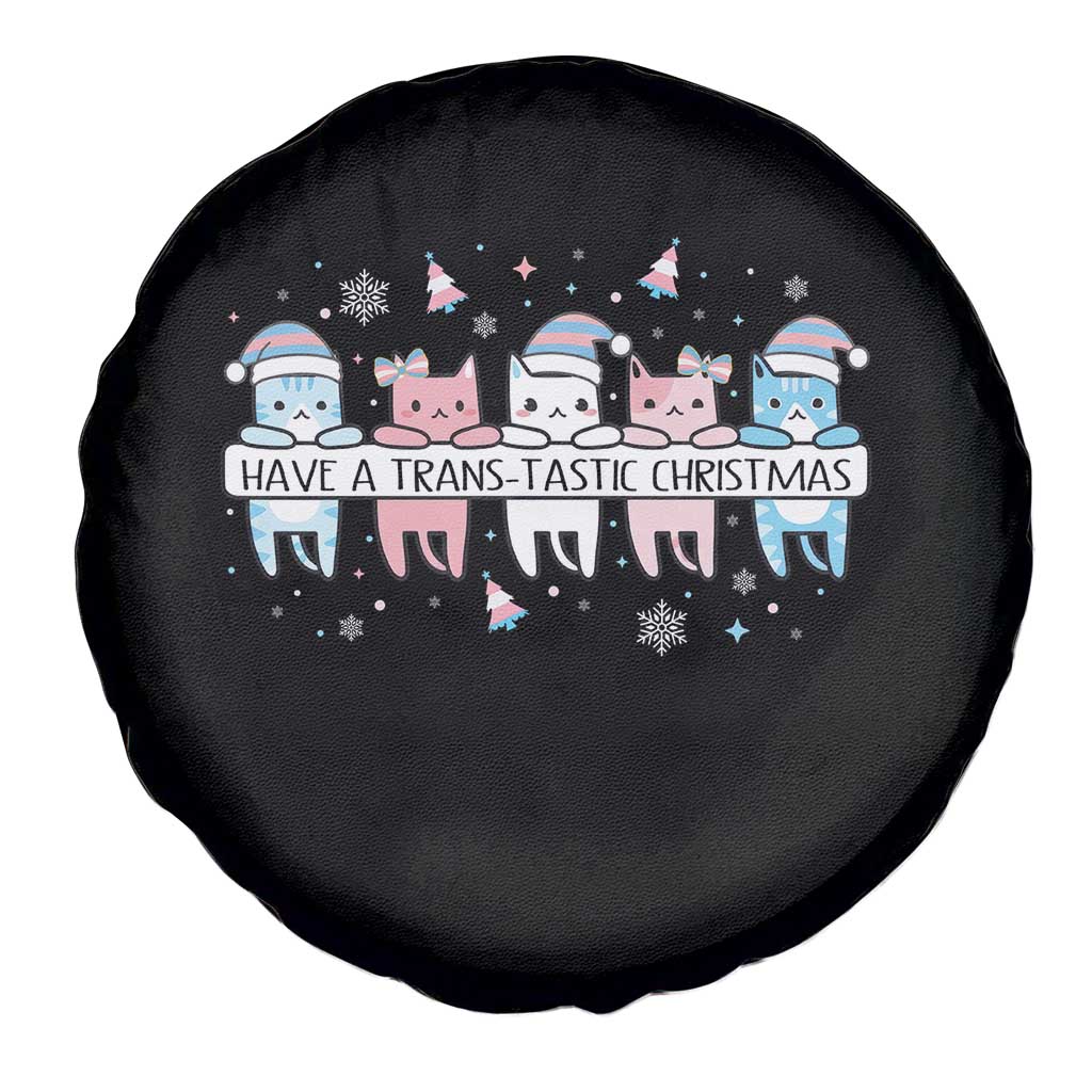 Have A Trans Tastic Christmas Gift Spare Tire Cover LGBTQ Cat Lover TS12 Print Your Wear