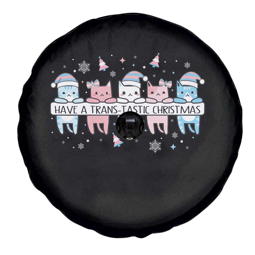 Have A Trans Tastic Christmas Gift Spare Tire Cover LGBTQ Cat Lover TS12 Print Your Wear
