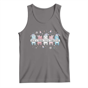Have A Trans Tastic Christmas Gift Tank Top LGBTQ Cat Lover TS12 Deep Heather Print Your Wear