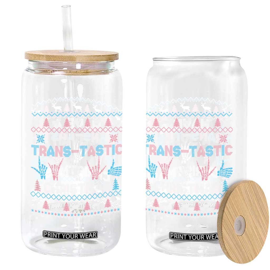 LGBTQ Trans Pride Glass Can Have A Trans Tastic Ugly Christmas Gift TS12 Print Your Wear