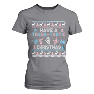 LGBTQ Trans Pride T Shirt For Women Have A Trans Tastic Ugly Christmas Gift TS12 Charcoal Print Your Wear