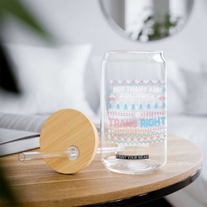 Trans Pride Ugly Xmas Glass Can All I Want For Christmas Is Trans Rights TS12 Print Your Wear