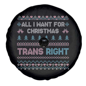 Trans Pride Ugly Xmas Spare Tire Cover All I Want For Christmas Is Trans Rights TS12 Print Your Wear