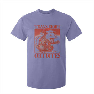 Funny Fierce Opossum Santa T Shirt For Kid Trans Right Or I Bites Christmas Gift TS12 Violet Print Your Wear