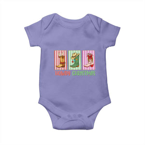 Howdy Christmas Cowboy Boots Western Pride Baby Onesie TS12 Violet Print Your Wear