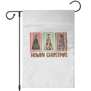 Howdy Christmas Garden Flag Funny Western Xmas Tree Rodeo Fan Gift TS12 White Print Your Wear