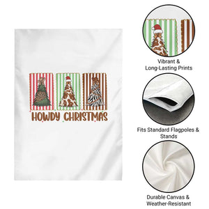 Howdy Christmas Garden Flag Funny Western Xmas Tree Rodeo Fan Gift TS12 Print Your Wear