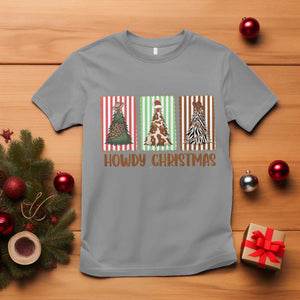 Howdy Christmas T Shirt Funny Western Xmas Tree Rodeo Fan Gift TS12 Sport Gray Print Your Wear