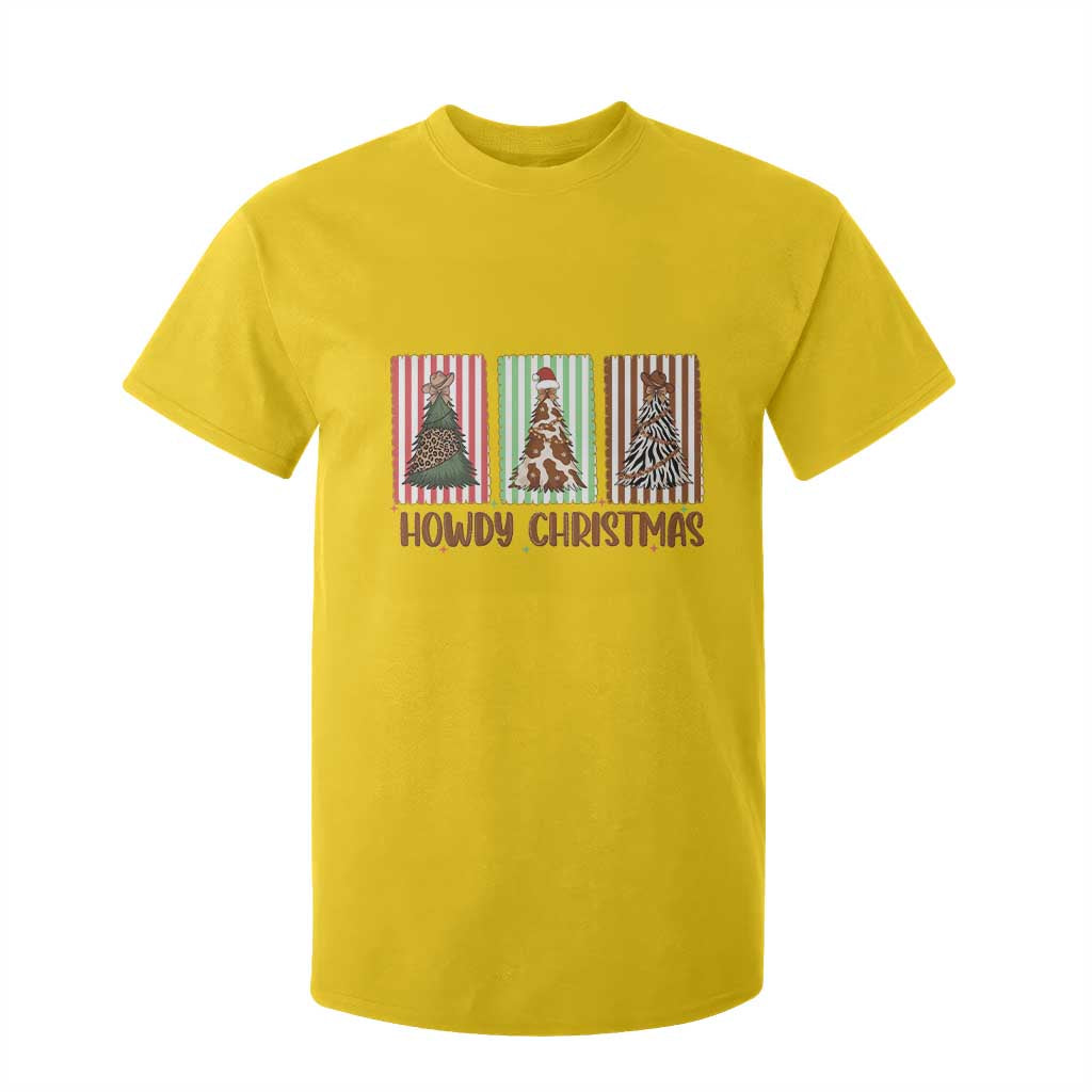 Howdy Christmas T Shirt For Kid Funny Western Xmas Tree Rodeo Fan Gift TS12 Daisy Print Your Wear