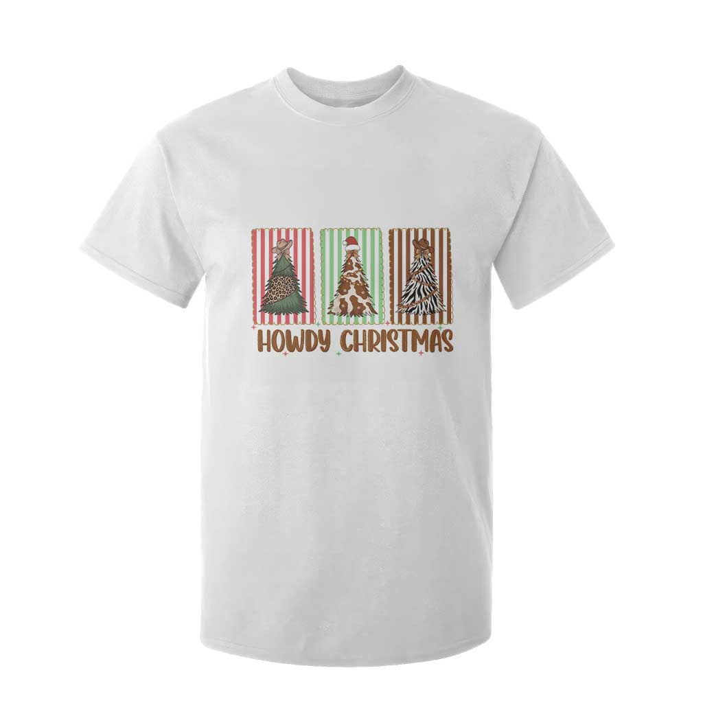 Howdy Christmas T Shirt For Kid Funny Western Xmas Tree Rodeo Fan Gift TS12 White Print Your Wear