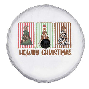 Howdy Christmas Spare Tire Cover Funny Western Xmas Tree Rodeo Fan Gift TS12 Print Your Wear