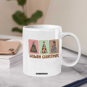 Howdy Christmas Coffee Mug Funny Western Xmas Tree Rodeo Fan Gift TS12 Print Your Wear