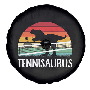 Funny Dinosaur Tennis Player Gift Spare Tire Cover Tennisaurus TS12 Print Your Wear