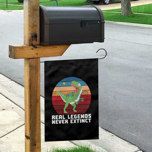 Retro Dinosaur Tennis Player Garden Flag Real Legends Never Extinct TS12 Print Your Wear