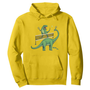 Funny Prehistoric Dinosaur Tennis Player Game Day Hoodie TS12 Daisy Print Your Wear