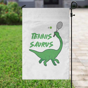 Funny Tennis Dinosaur Tennis Lover Garden Flag Gift For Tennis Fans TS12 Print Your Wear