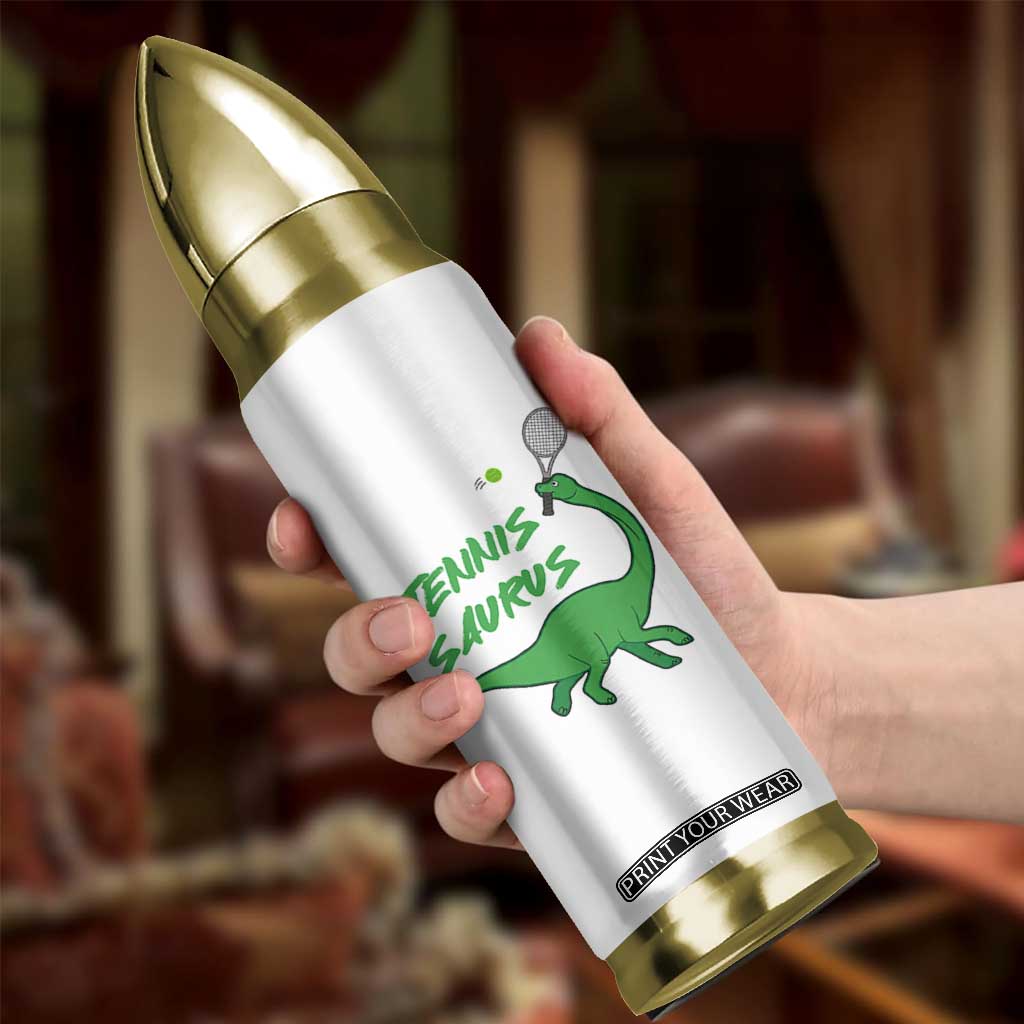 Funny Tennis Dinosaur Tennis Lover Bullet Tumbler Gift For Tennis Fans TS12 Print Your Wear