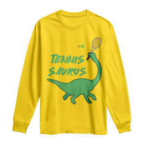 Funny Tennis Dinosaur Tennis Lover Long Sleeve Shirt Gift For Tennis Fans TS12 Daisy Print Your Wear