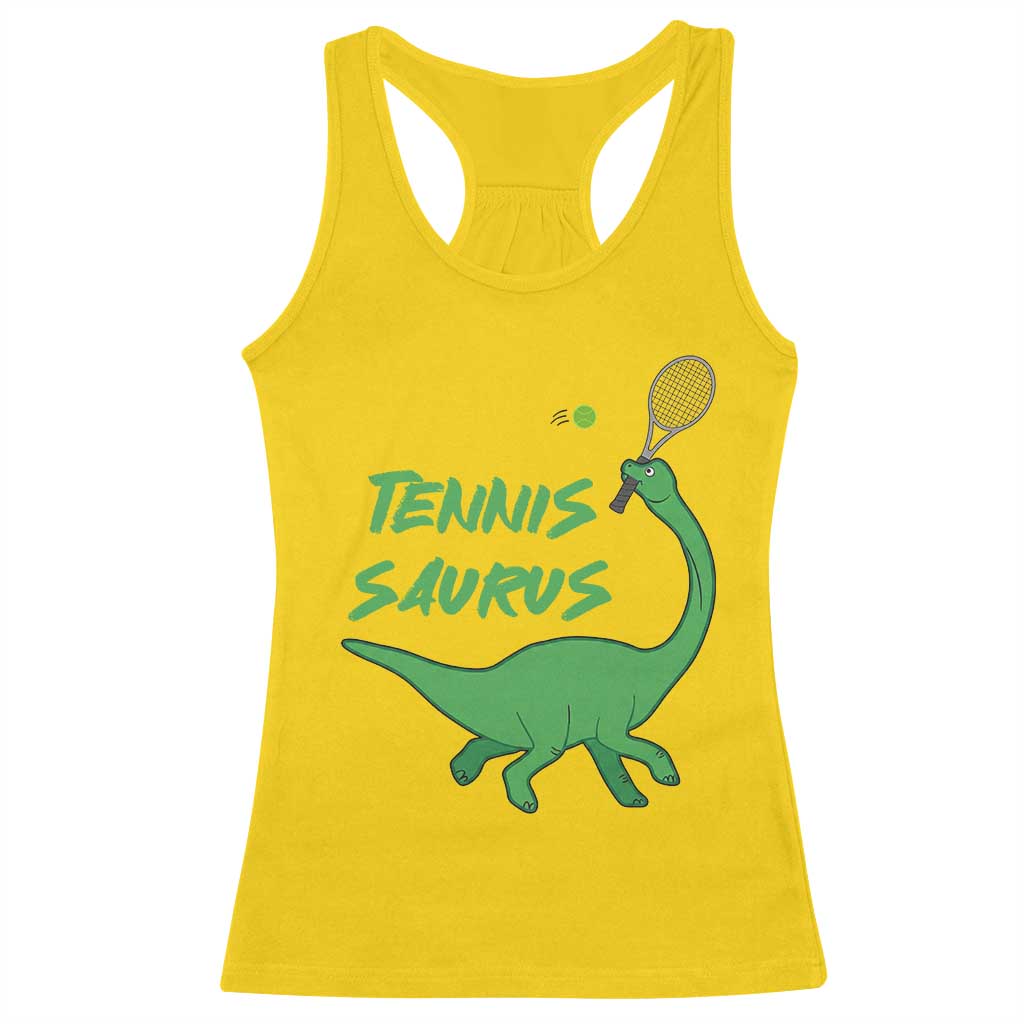 Funny Tennis Dinosaur Tennis Lover Racerback Tank Top Gift For Tennis Fans TS12 Daisy Print Your Wear