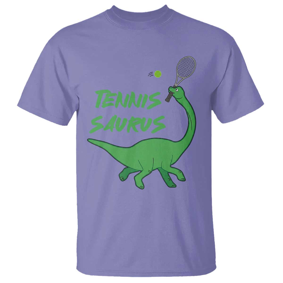 Funny Tennis Dinosaur Tennis Lover T Shirt Gift For Tennis Fans TS12 Violet Print Your Wear