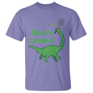 Funny Tennis Dinosaur Tennis Lover T Shirt Gift For Tennis Fans TS12 Violet Print Your Wear