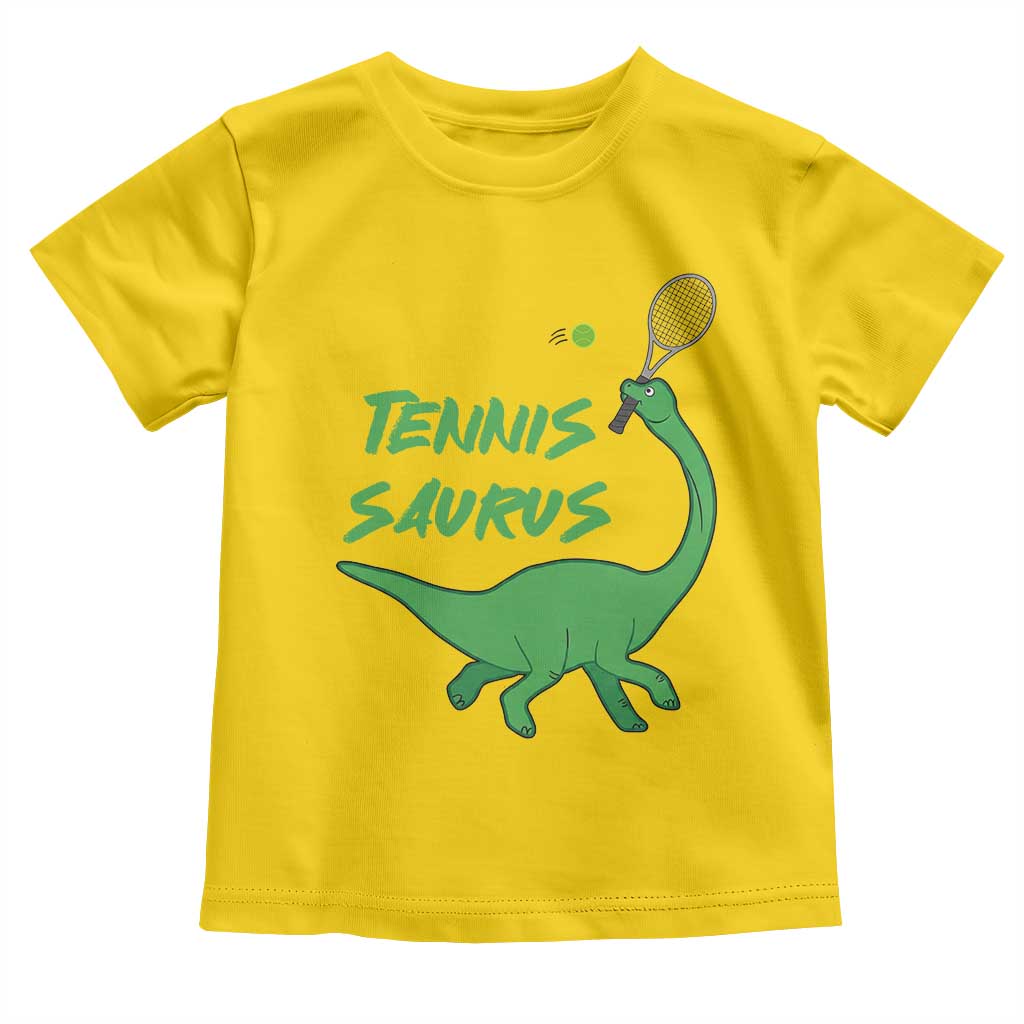 Funny Tennis Dinosaur Tennis Lover Toddler T Shirt Gift For Tennis Fans TS12 Daisy Print Your Wear