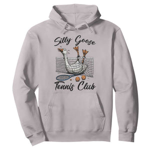 Funny Silly Goose Tennis Club Hoodie Tennis Lover Gift TS12 Ice Gray Print Your Wear