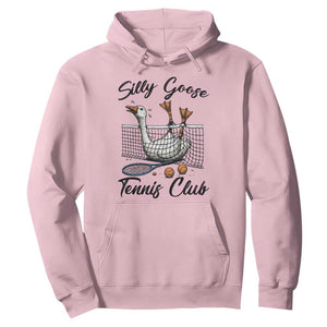 Funny Silly Goose Tennis Club Hoodie Tennis Lover Gift TS12 Light Pink Print Your Wear