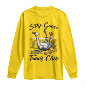 Funny Silly Goose Tennis Club Long Sleeve Shirt Tennis Lover Gift TS12 Daisy Print Your Wear