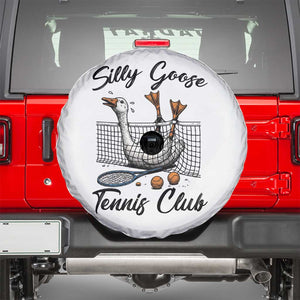 Funny Silly Goose Tennis Club Spare Tire Cover Tennis Lover Gift TS12 White Print Your Wear