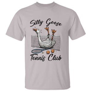 Funny Silly Goose Tennis Club T Shirt Tennis Lover Gift TS12 Ice Gray Print Your Wear