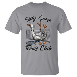 Funny Silly Goose Tennis Club T Shirt Tennis Lover Gift TS12 Sport Gray Print Your Wear