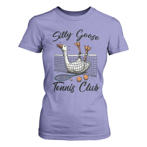 Funny Silly Goose Tennis Club T Shirt For Women Tennis Lover Gift TS12 Violet Print Your Wear