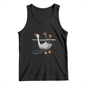 Funny Silly Goose Tennis Club Tank Top Tennis Lover Gift TS12 Black Print Your Wear