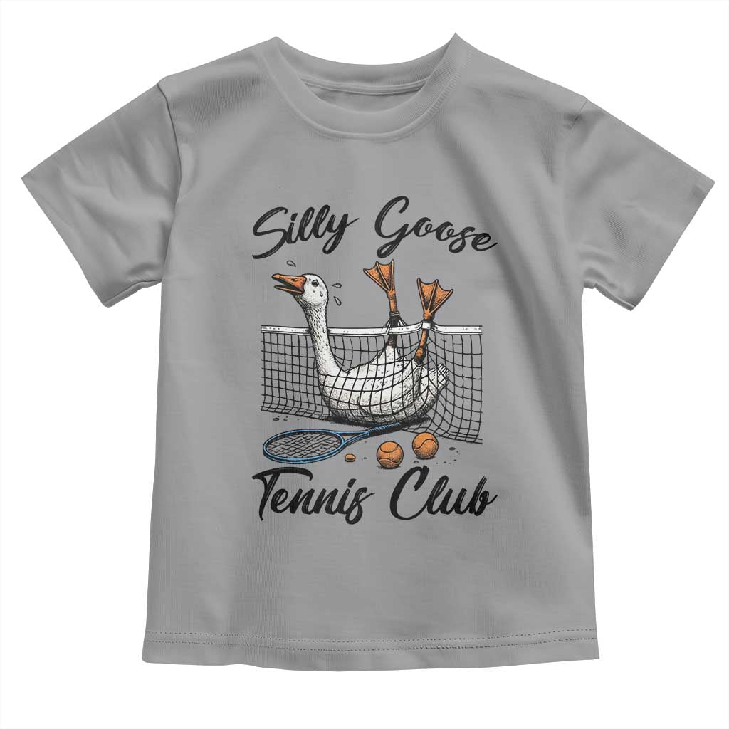 Funny Silly Goose Tennis Club Toddler T Shirt Tennis Lover Gift TS12 Sport Gray Print Your Wear