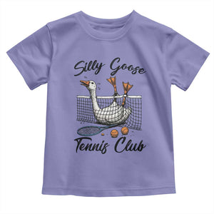 Funny Silly Goose Tennis Club Toddler T Shirt Tennis Lover Gift TS12 Violet Print Your Wear