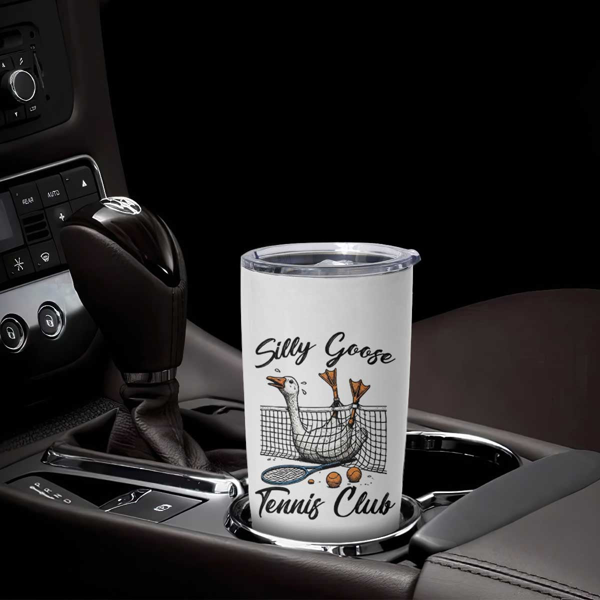 Funny Silly Goose Tennis Club Tumbler Cup Tennis Lover Gift TS12 Print Your Wear