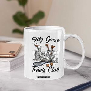 Funny Silly Goose Tennis Club Coffee Mug Tennis Lover Gift TS12 Print Your Wear