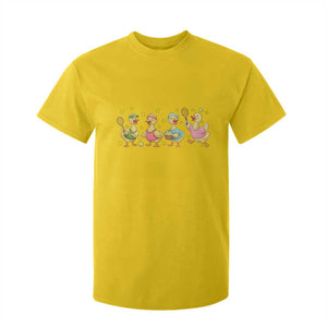Funny Duck Playing Tennis T Shirt For Kid Farm Animal Lover TS12 Daisy Print Your Wear