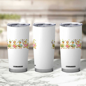 Funny Duck Playing Tennis Tumbler Cup Farm Animal Lover TS12 Print Your Wear
