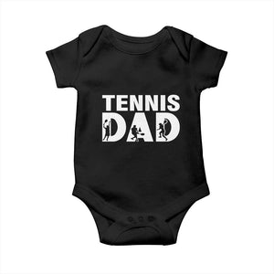 Funny Tennis Dad Life Baby Onesie Tennis Player Gift TS12 Black Print Your Wear