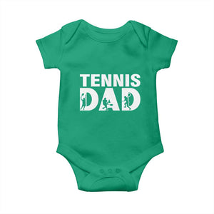 Funny Tennis Dad Life Baby Onesie Tennis Player Gift TS12 Irish Green Print Your Wear
