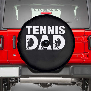 Funny Tennis Dad Life Spare Tire Cover Tennis Player Gift TS12 Black Print Your Wear